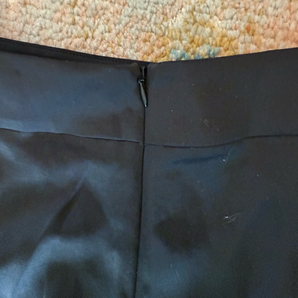 NWT BCBG MAXAZRIA Wide Leg Silky Black Pants - Size 2 - Picture 12 of 12
